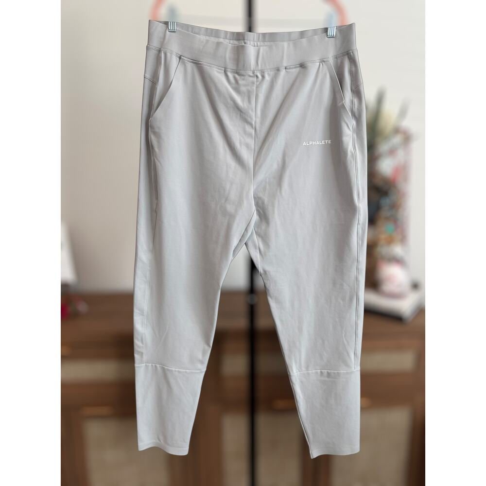 NWT Alphalete Premium Trace Elastic Waist Joggers Pants Gray Men's Size XXLarge